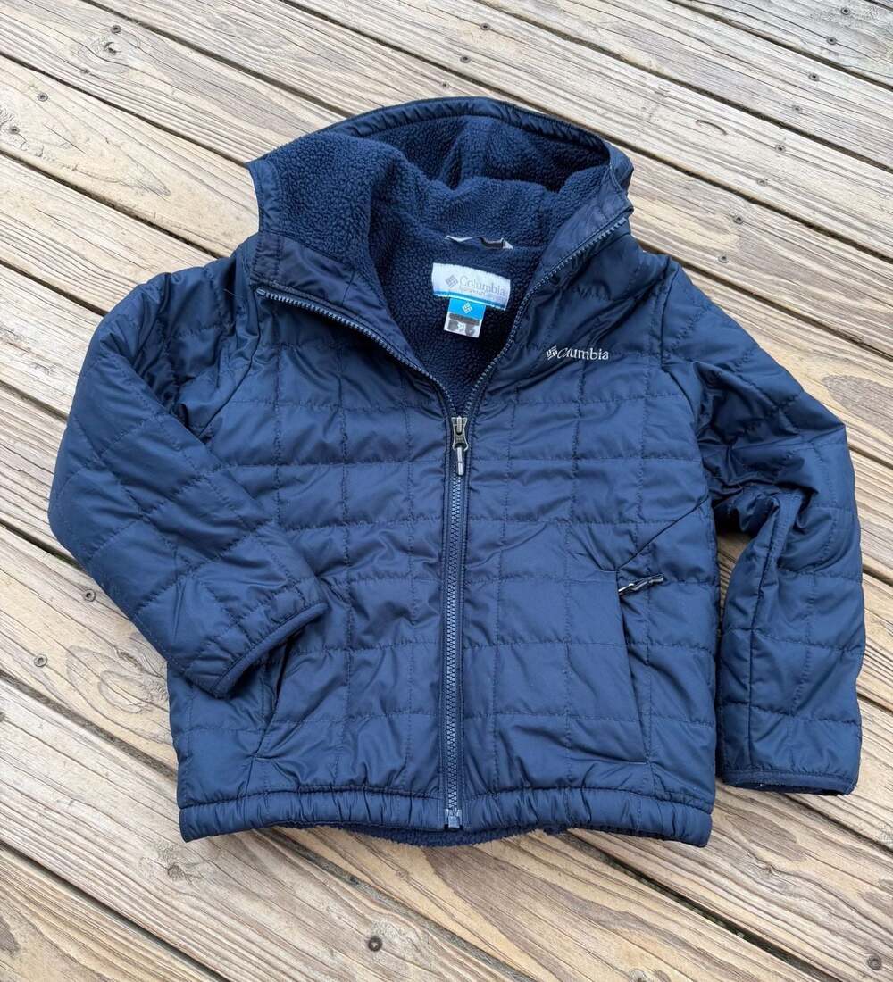 Columbia Boys Rugged Ridge II Sherpa-Lined Quilted Jacket